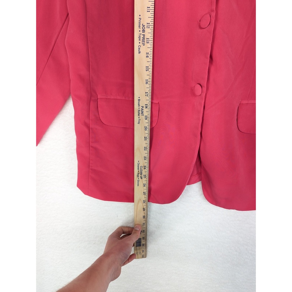Vintage 80s‎ Cervelle Women's Pink Blazer Jacket USA XL 1X - Picture 4 of 8